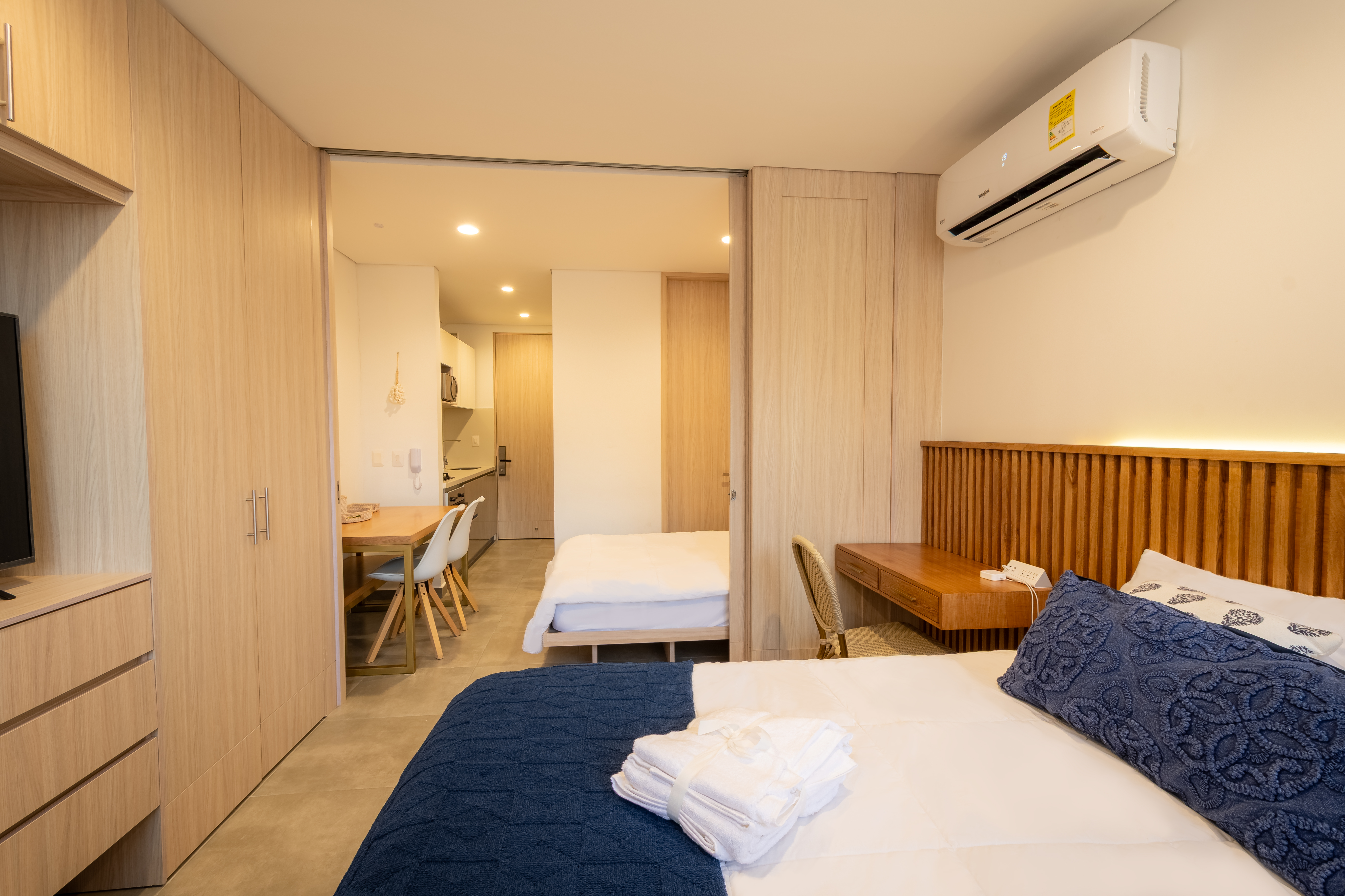 Vista completa apartamento